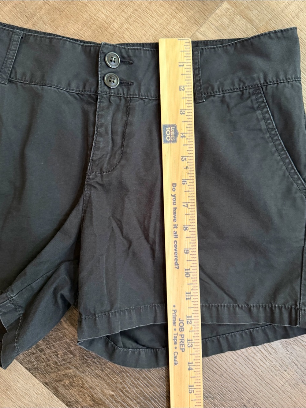 Lucky Brand by Gene Montesano Vintage Black Casual Cotton Shorts Size 8 Y2K - Picture 11 of 14